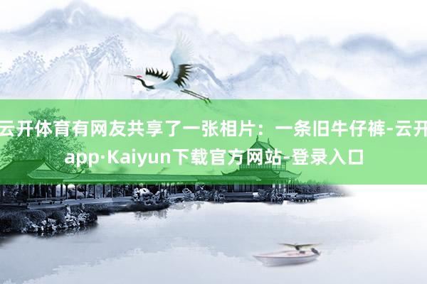 云开体育有网友共享了一张相片：一条旧牛仔裤-云开app·Kaiyun下载官方网站-登录入口