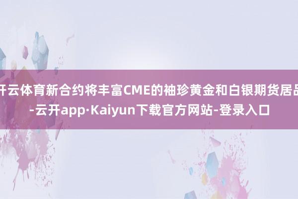 开云体育新合约将丰富CME的袖珍黄金和白银期货居品-云开app·Kaiyun下载官方网站-登录入口